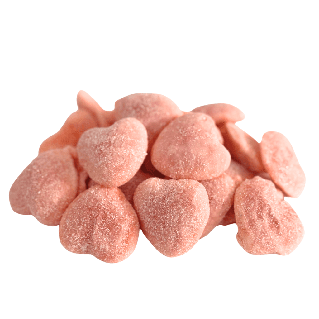 Sour Pink Filled Hearts 250g (Halal)